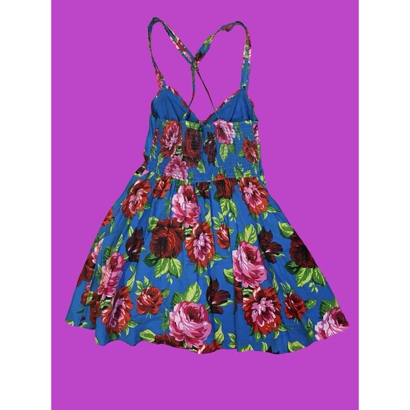 Abercrombie And Fitch Floral Dress With Pockets Size Medium - Picture 3 of 4